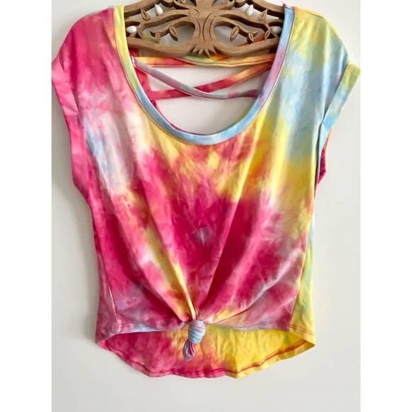 No Boundaries tie dye t-shirt, Womans top size 3-5 - Picture 2 of 4